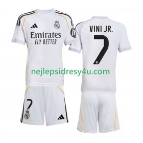 Fotbalový Dres Real Madrid Vinicius Junior 7 Dětské Domácí 2025/26